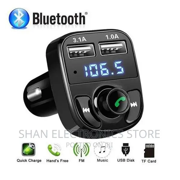 Car Charger Hands-Free Wireless Bluetooth Fm Transmitter
