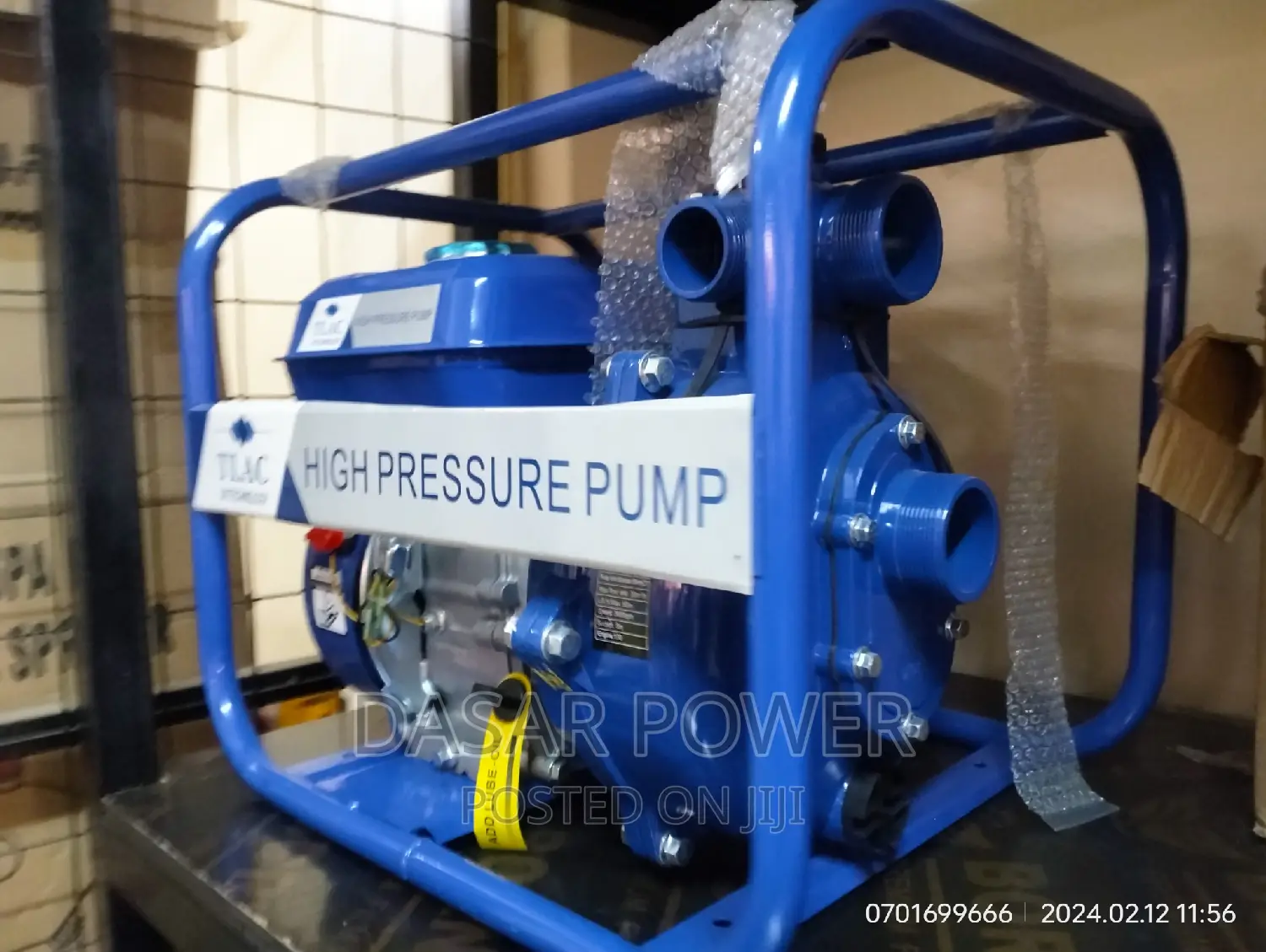 Irrigation System; Pump, Pipe Sprinkler.