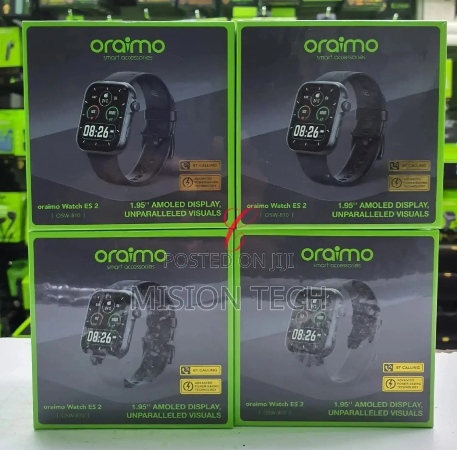 Brand New AMOLED Screen Oraimo Smart Watches
