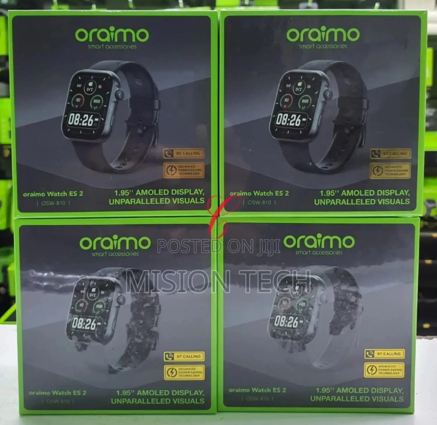 Brand New AMOLED Screen Oraimo Smart Watches