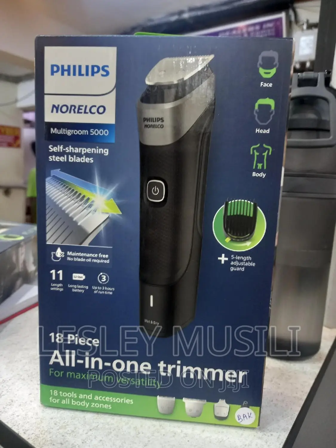 Philips Norelco Multigroom 5000 All-in-One 18pc Trimmer