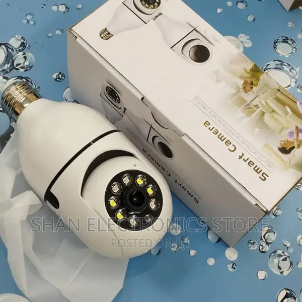 Wifi Wireless CCTV Camera 1080p Bulb Shape PTZ V380'