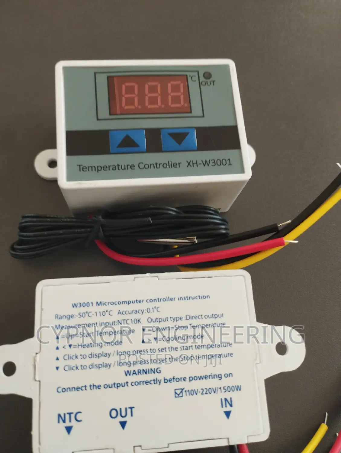 Resatable Temperature Controller