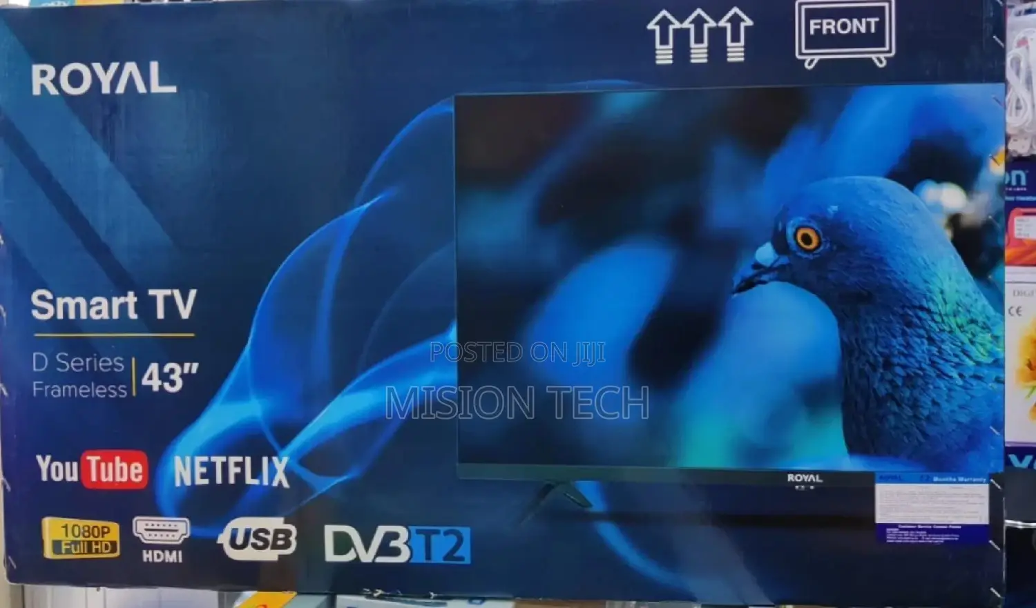 Royal Frameless 43 Inches Smart Android Tv