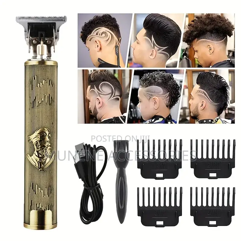 Pro Rechargeable Hair Smart Trimmer Clipper Men Vintage T9