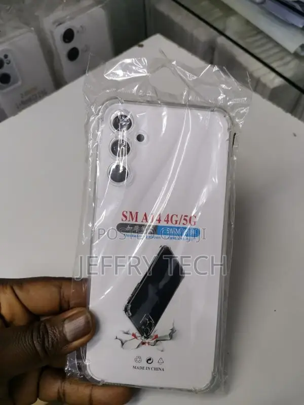 Samsung Galaxy A14 5G Shockproof Case - Transparent Clear Bu