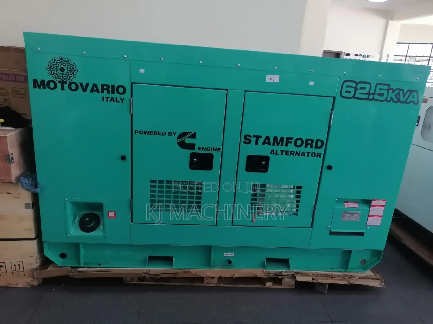 Motovario Italy Generator 62.5kilovolt Ampere