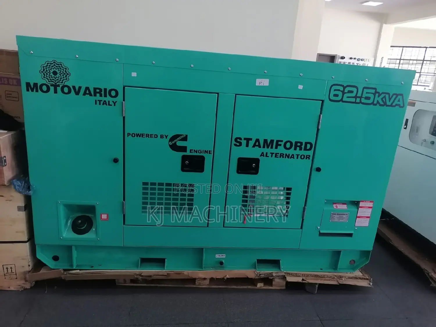 Motovario Italy Generator 62.5kilovolt Ampere