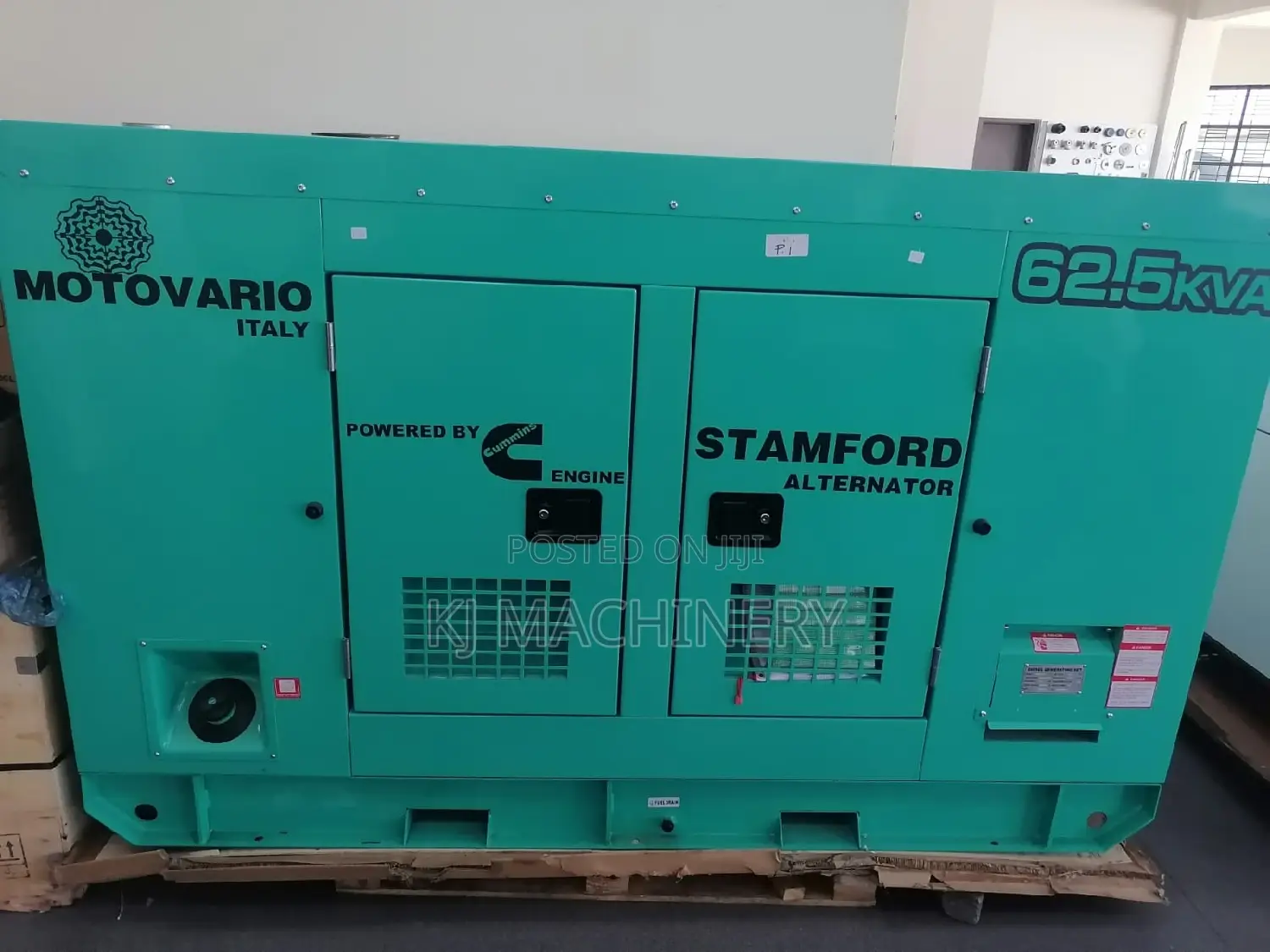 Motovario Italy Generator 62.5kilovolt Ampere