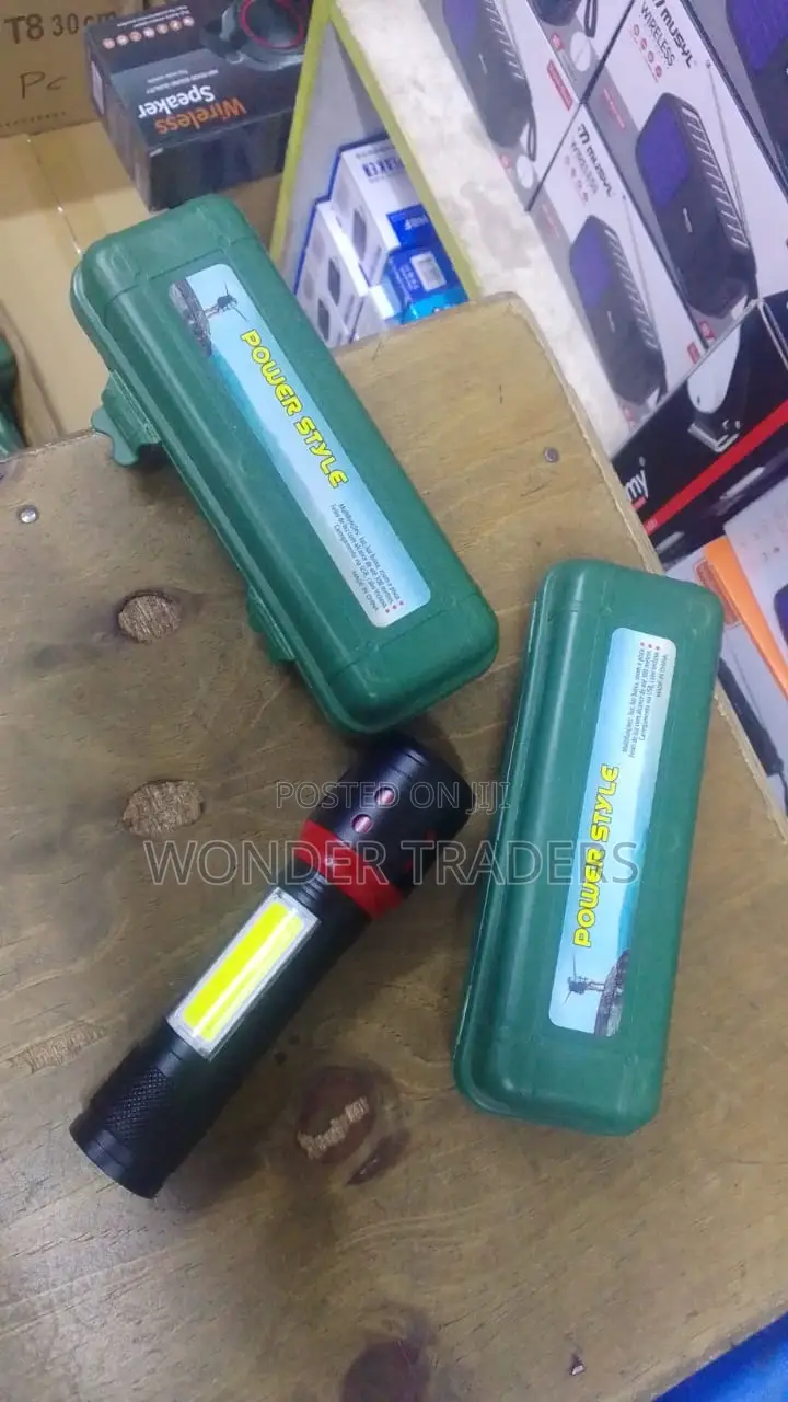 Power Style Rechargeable Torch With Case