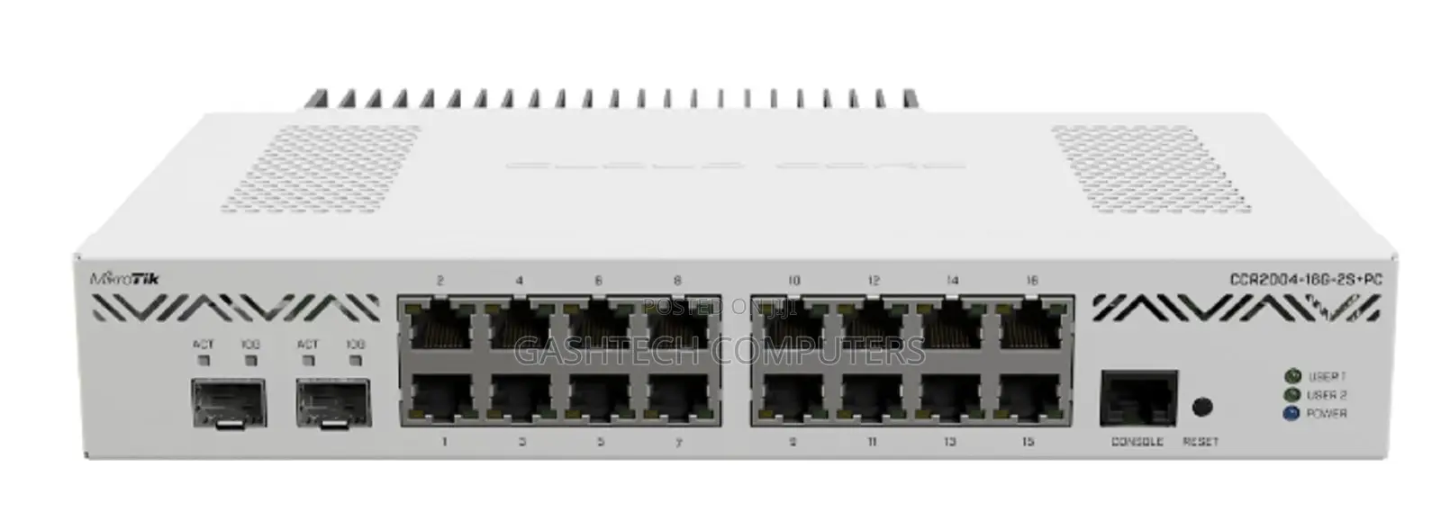 Mikrotik Ccr2004-16g-2s+Pc//Router (2×10g Sfp+)