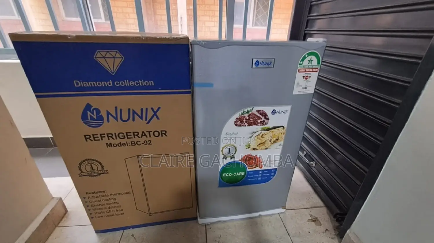 Mini Single Door Fridge Nunix Brand 92 Litres