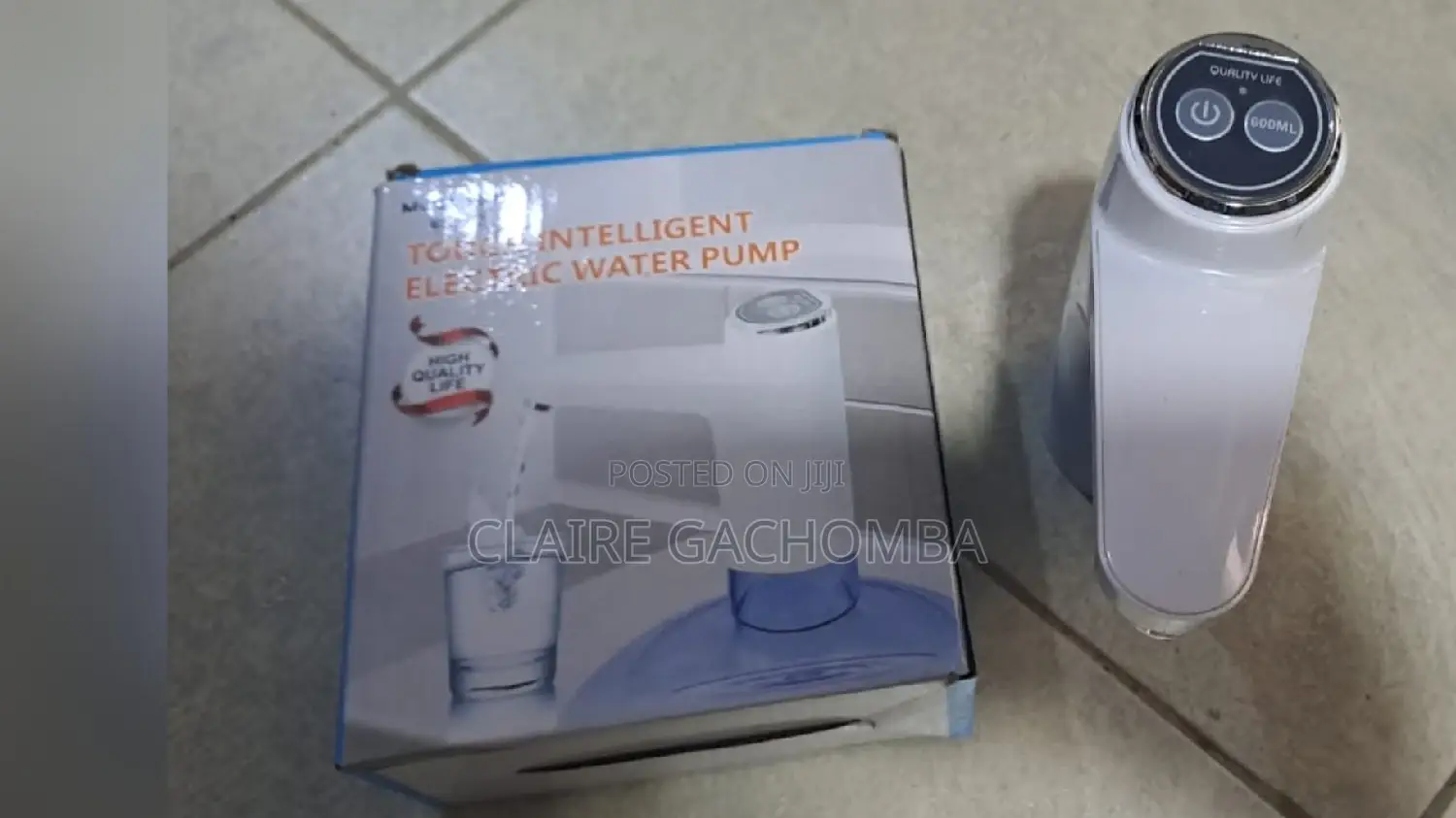 White Electric Water Pump