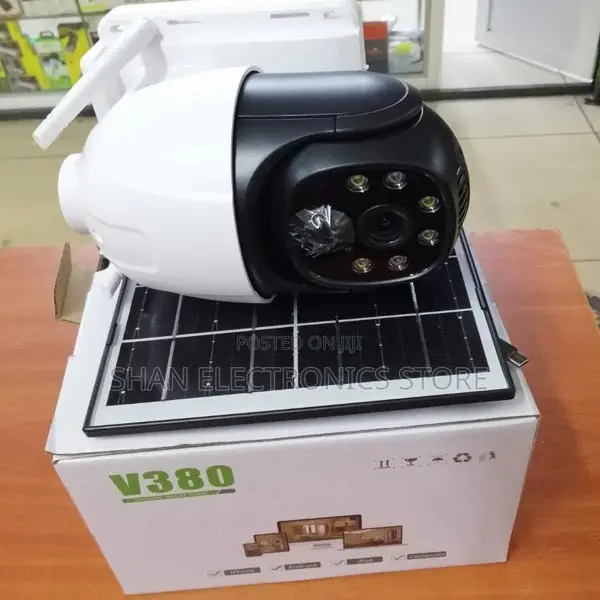 Solarpanel Security PTZ Surveillance Camera V380 Pro 4g Sim