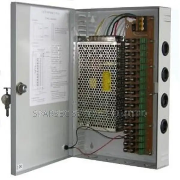 CCTV Power Supply Unit 12 Volts 20 Amps (Closed)