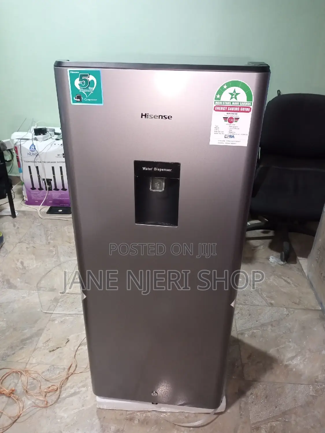 Hisense 176 Liters Fridge With Dispenser
