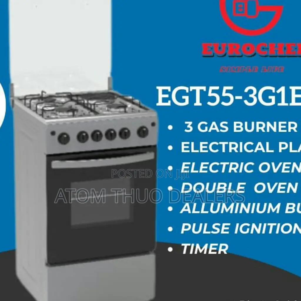 50*55 3+1silver Eurochef Silver Standing Cooker Electricoven