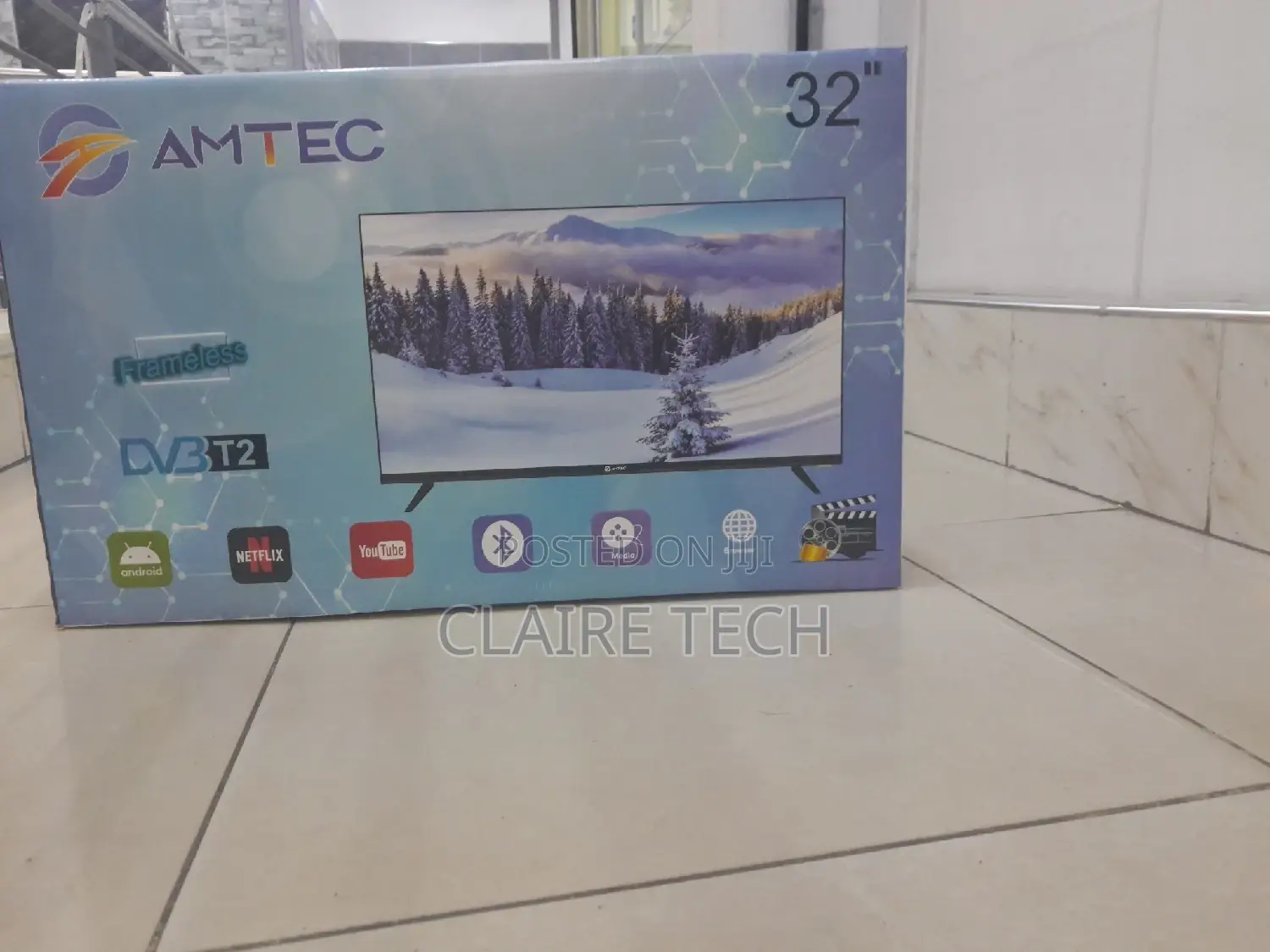 Amtec 32 Inch Smart Android Tv Frameless