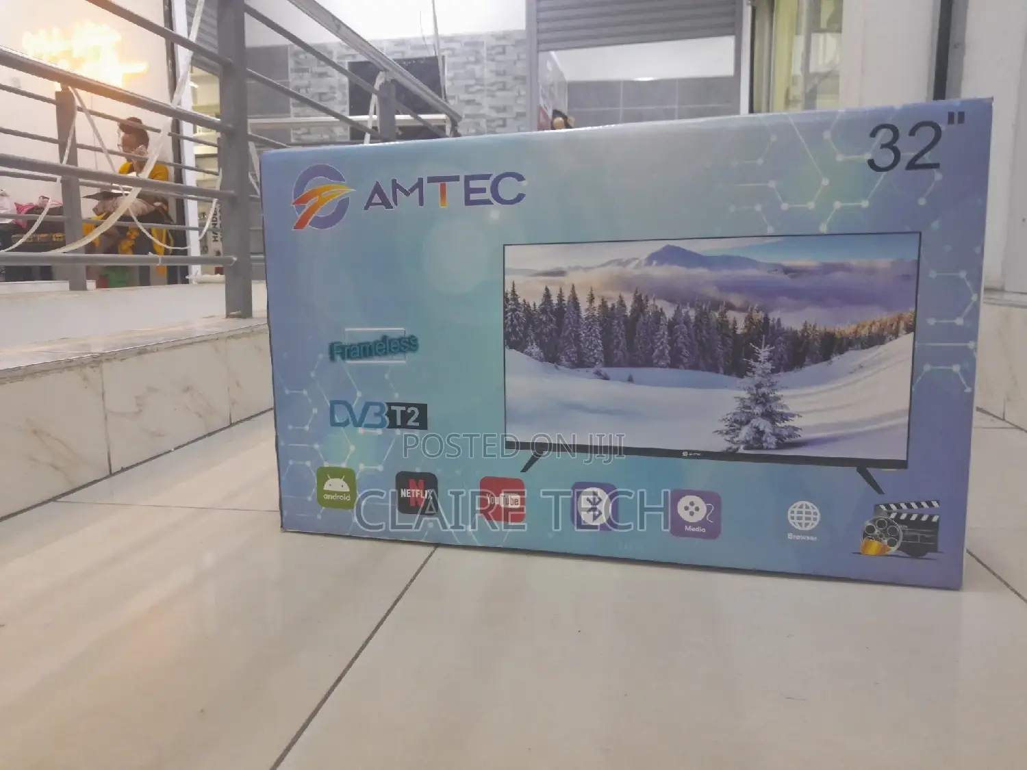 Amtec 32 Inch Smart Android Tv Frameless