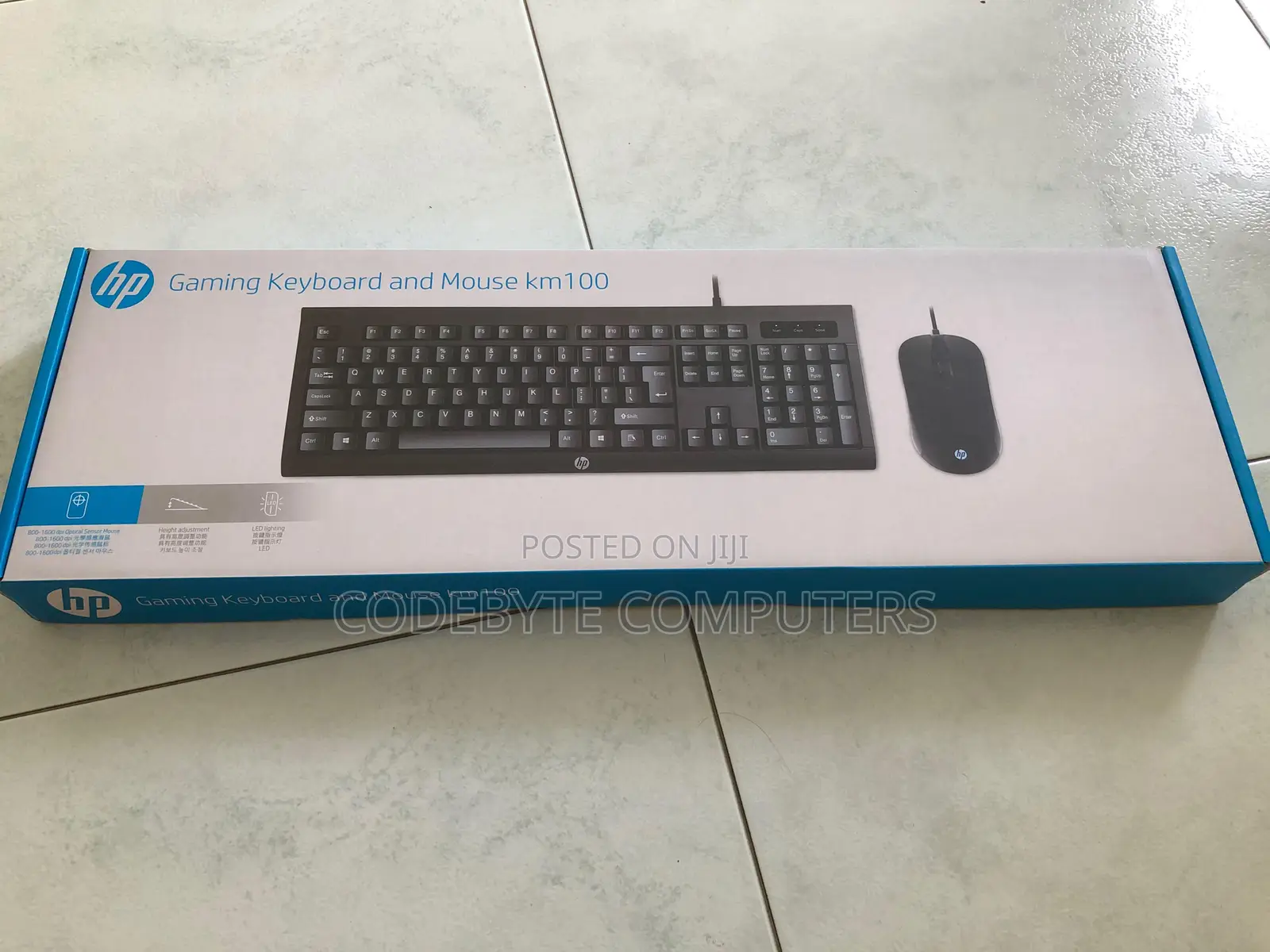 HP KM100 Wired Gaming Keyboard Mouse