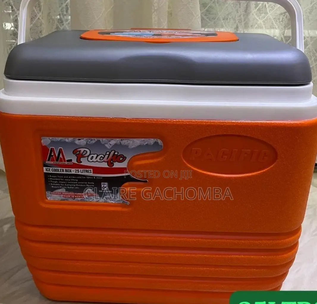 Orange Cooler Box 25 Litres Available
