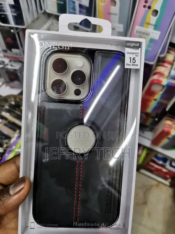 ONEGIF Official Hand Made Leather Case for iPhone 15 Pro Max