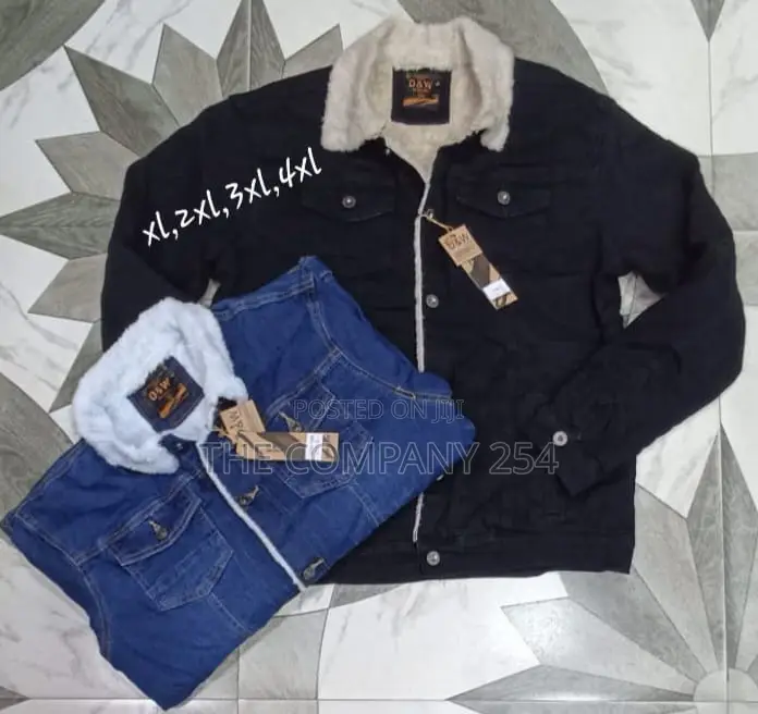 Designer Heavy Woolen Puffed Warm Denim Jackets Available