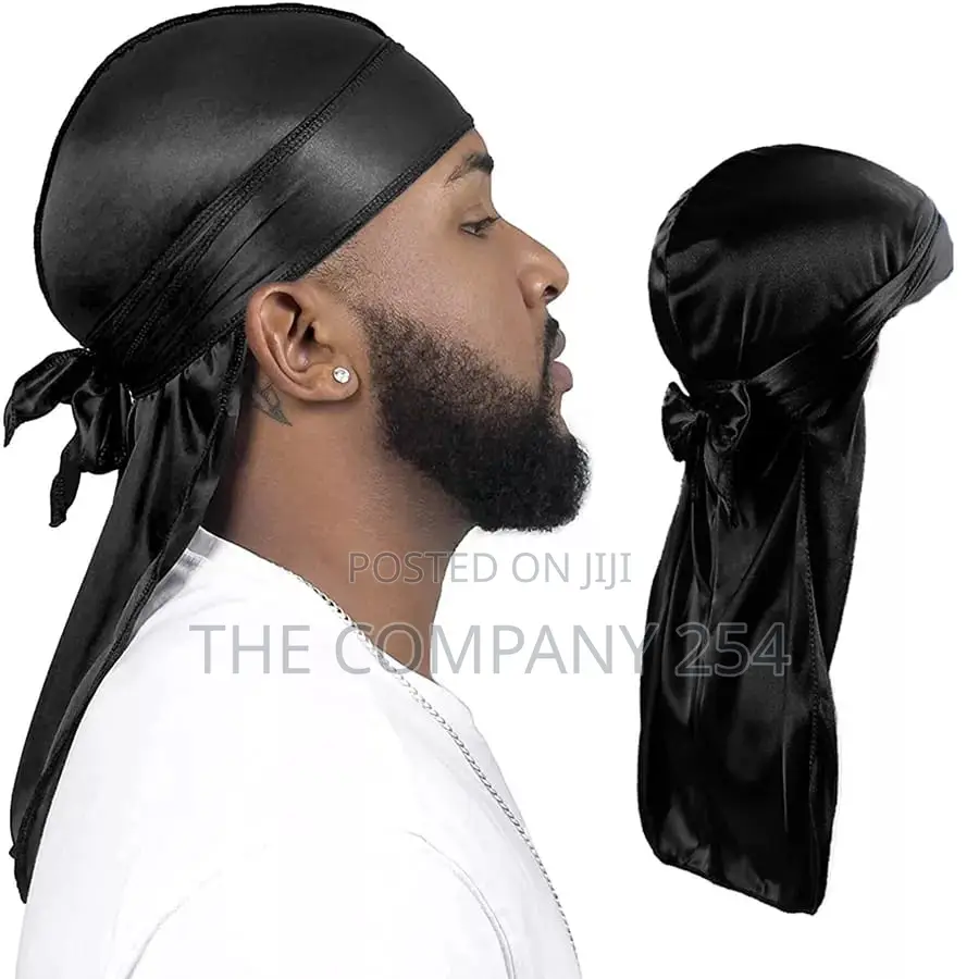 Unisex Velvet Wave Durags Bandanas Turban Hat Wigs Doo Men