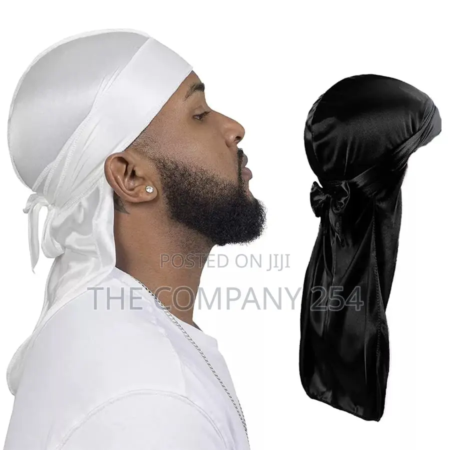Unisex Velvet Wave Durags Bandanas Turban Hat Wigs Doo Men