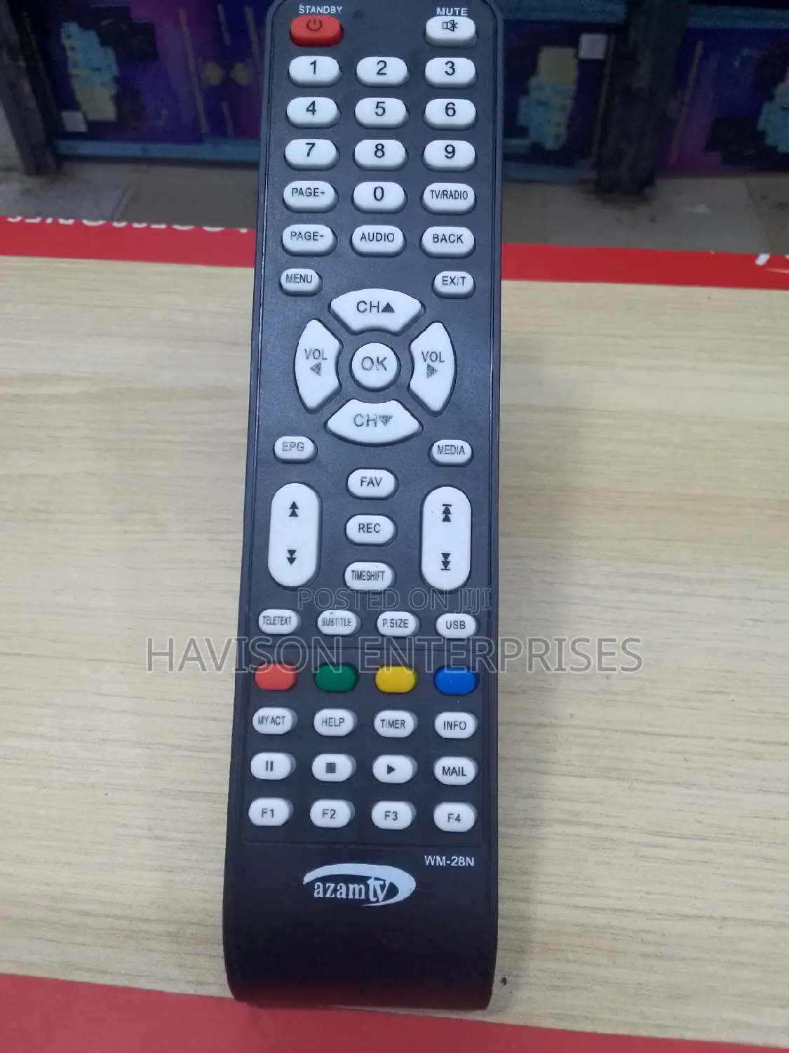 Universal Azam Tv Remote