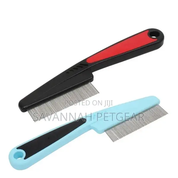 Groomer's Best Long Handle Pet Lice Combs Dog Cat Flea Comb