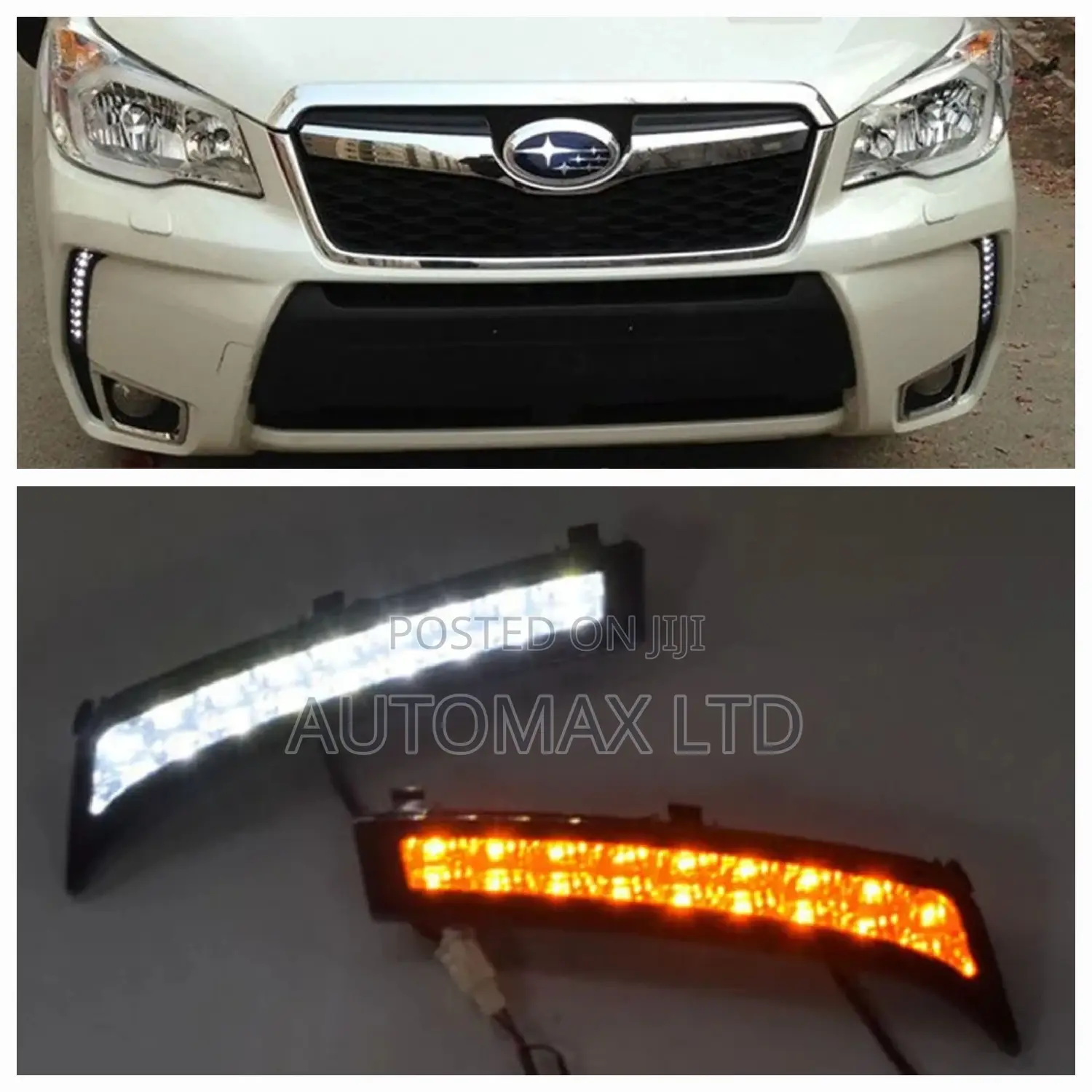 White/Amber LED DRL. For Subaru Forester Yr2014-2018. SJ5/G