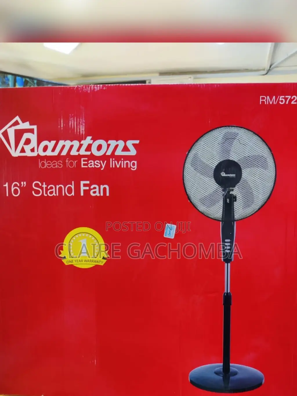 Ramtons 16 Inches Stand Fan Rm572