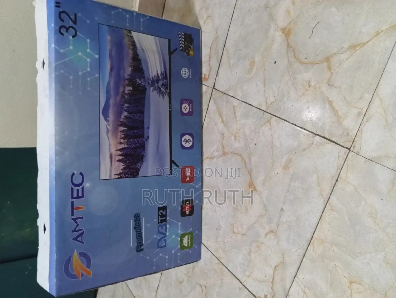 Amtec 32 Inch Frameless Smart Android Tv