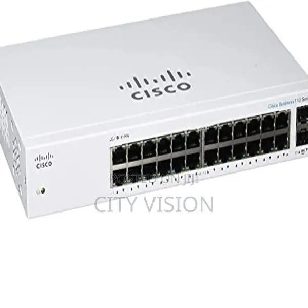 CISCO 24 Port Unmanaged (2×1g SFP) Gigabit Switch Non Poe !!