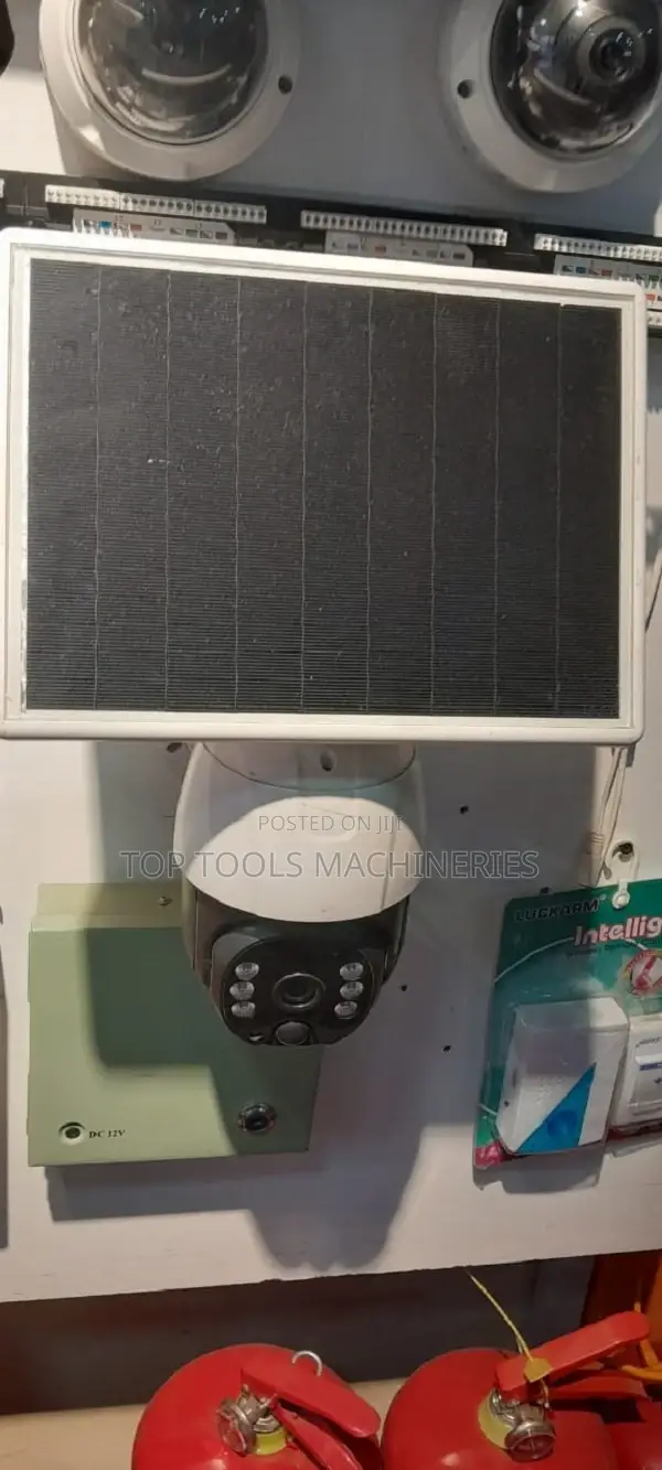 Dc Solar Rotating CCTV Camera
