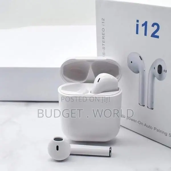 ## Mobile White I12 TWS Wireless Bluetooth Earphone
