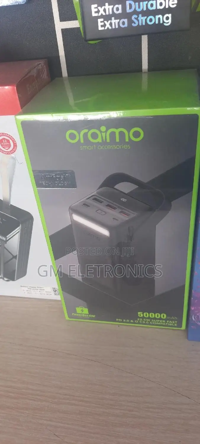 Brand New 50000mah Portable Powerbank With Flash Light.