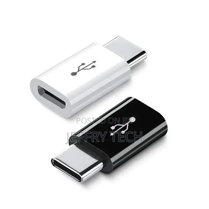 3.1 USB-C Type C Male to Micro USB Female Adapter Black