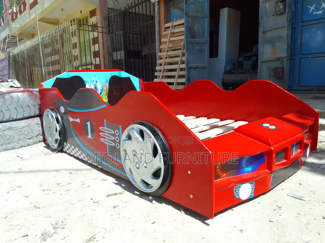 Car Bed / Race Car Bed /Mc Queen Kids Bed