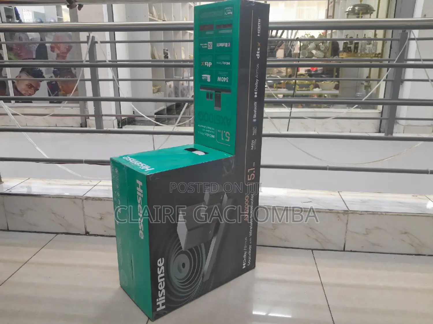 Hisense 340W Wireless Soundbar,5.1ch-Ax5100g