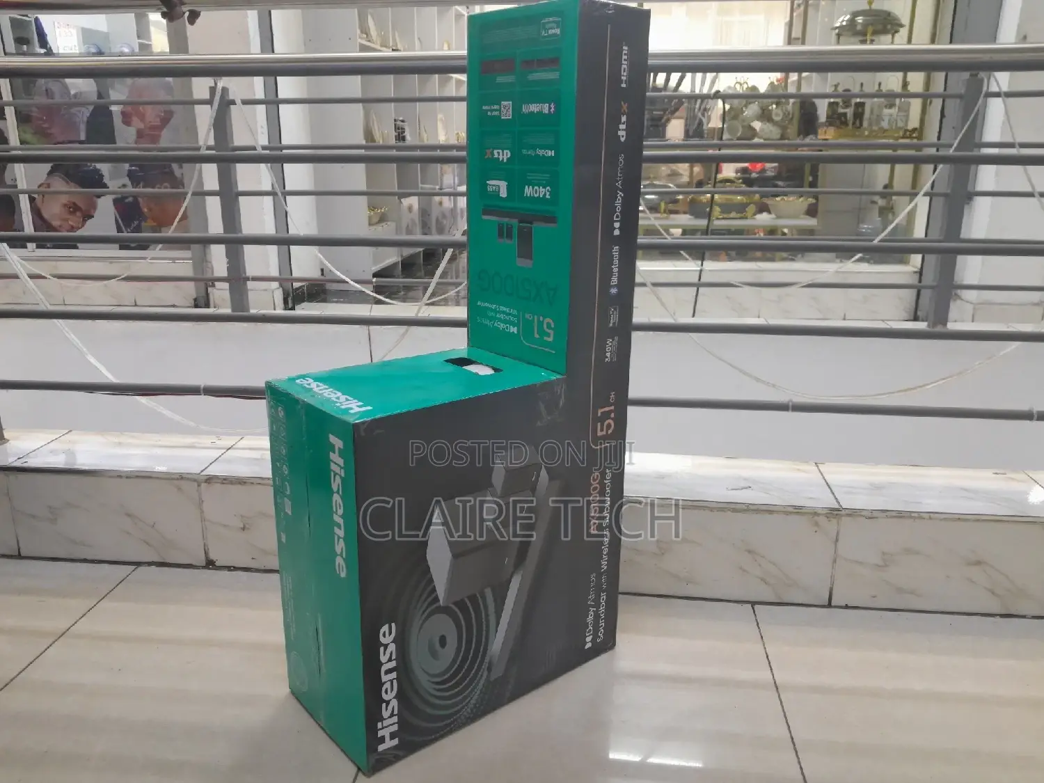 Hisense 340W Wireless Soundbar,5.1ch-Ax5100g
