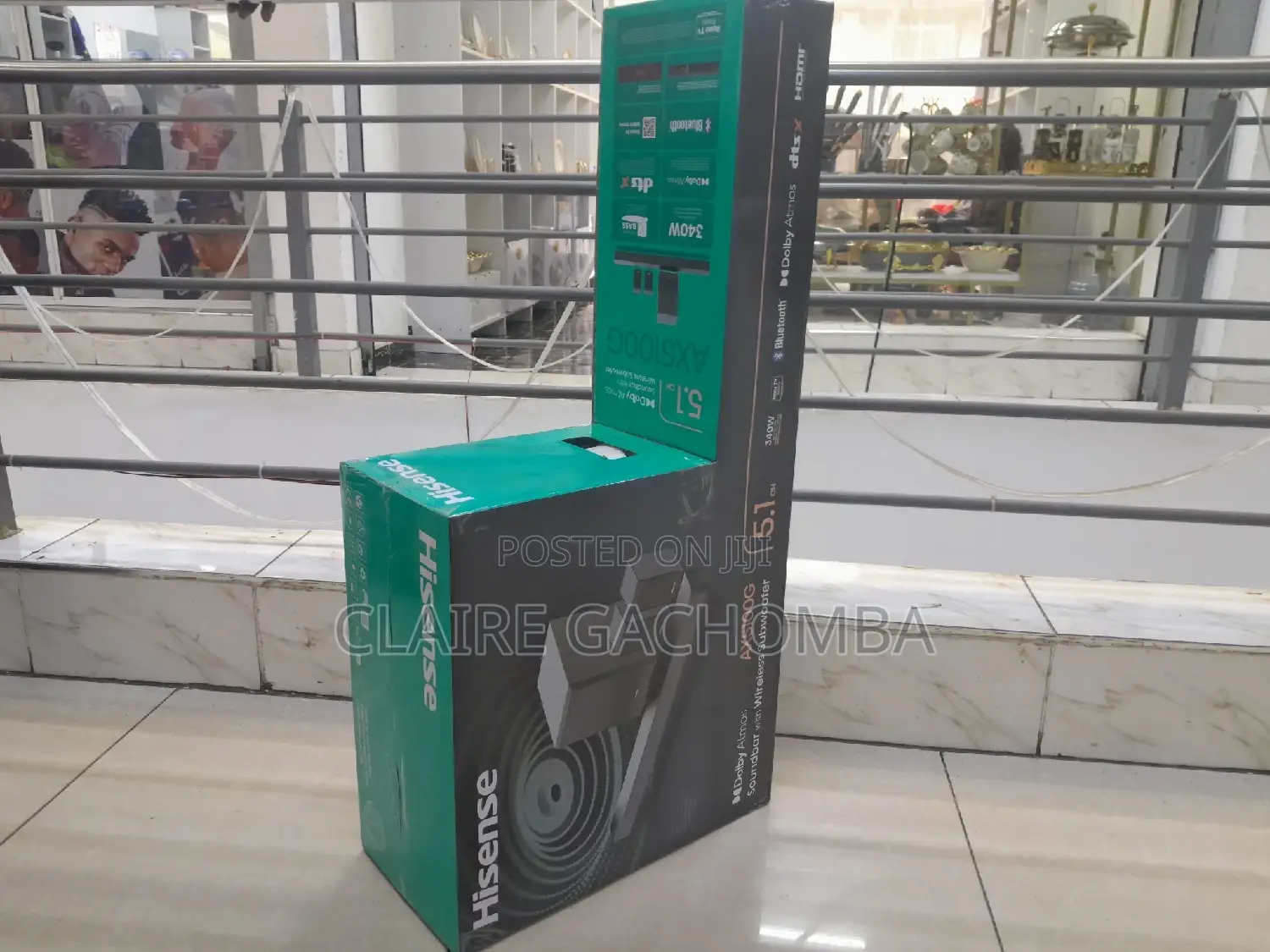 Hisense 340W Wireless Soundbar,5.1ch,Bluetooth