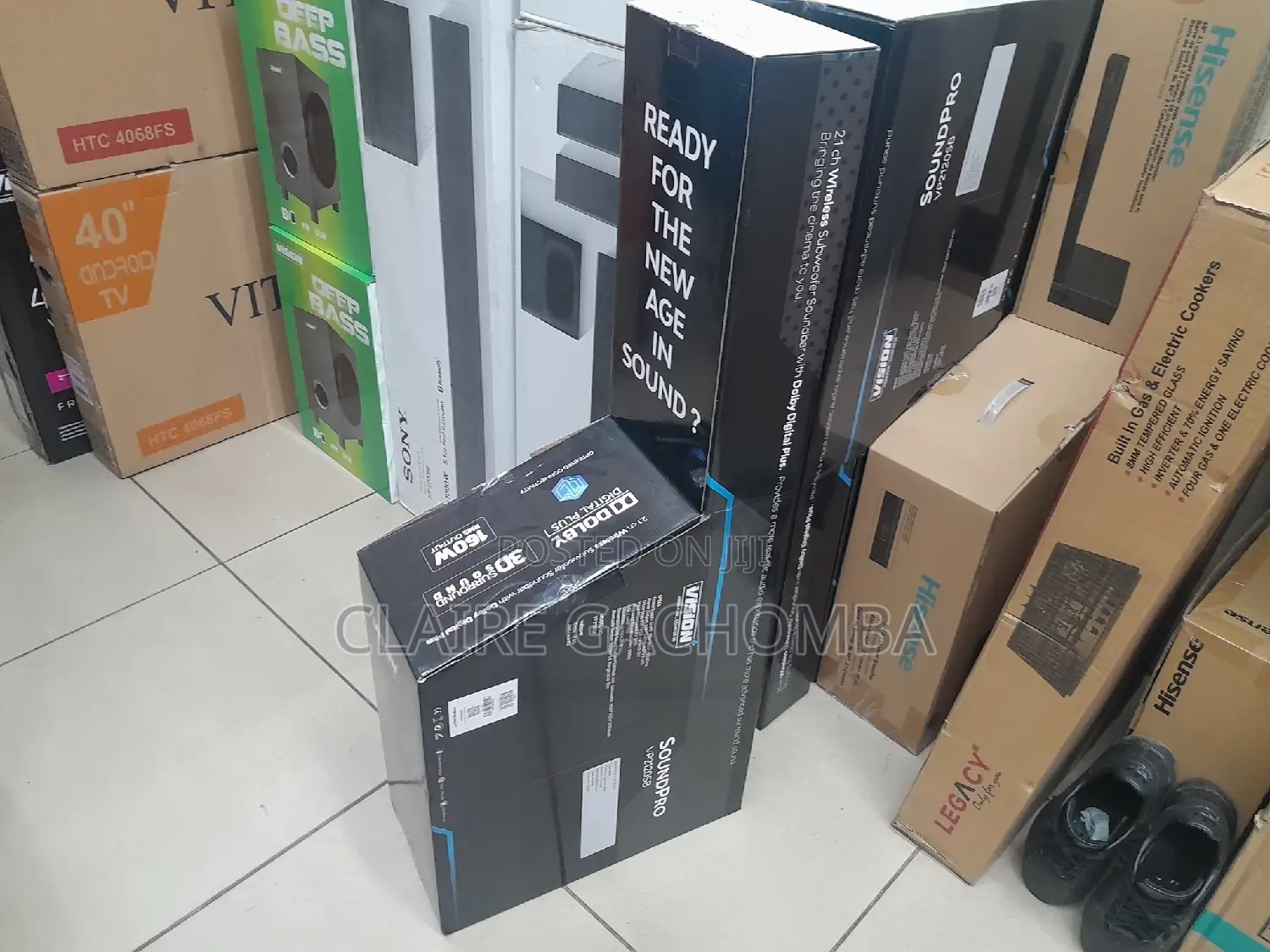 Vision Sound Bar, 2.1ch, Bluetooth, Dolby Audio Vp-2120sb