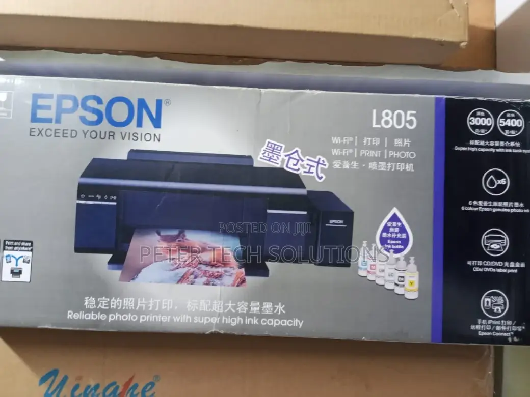 Epson L805 Single Function A4 A5 A6 B5 Wi-Fi Photo Ink Tank