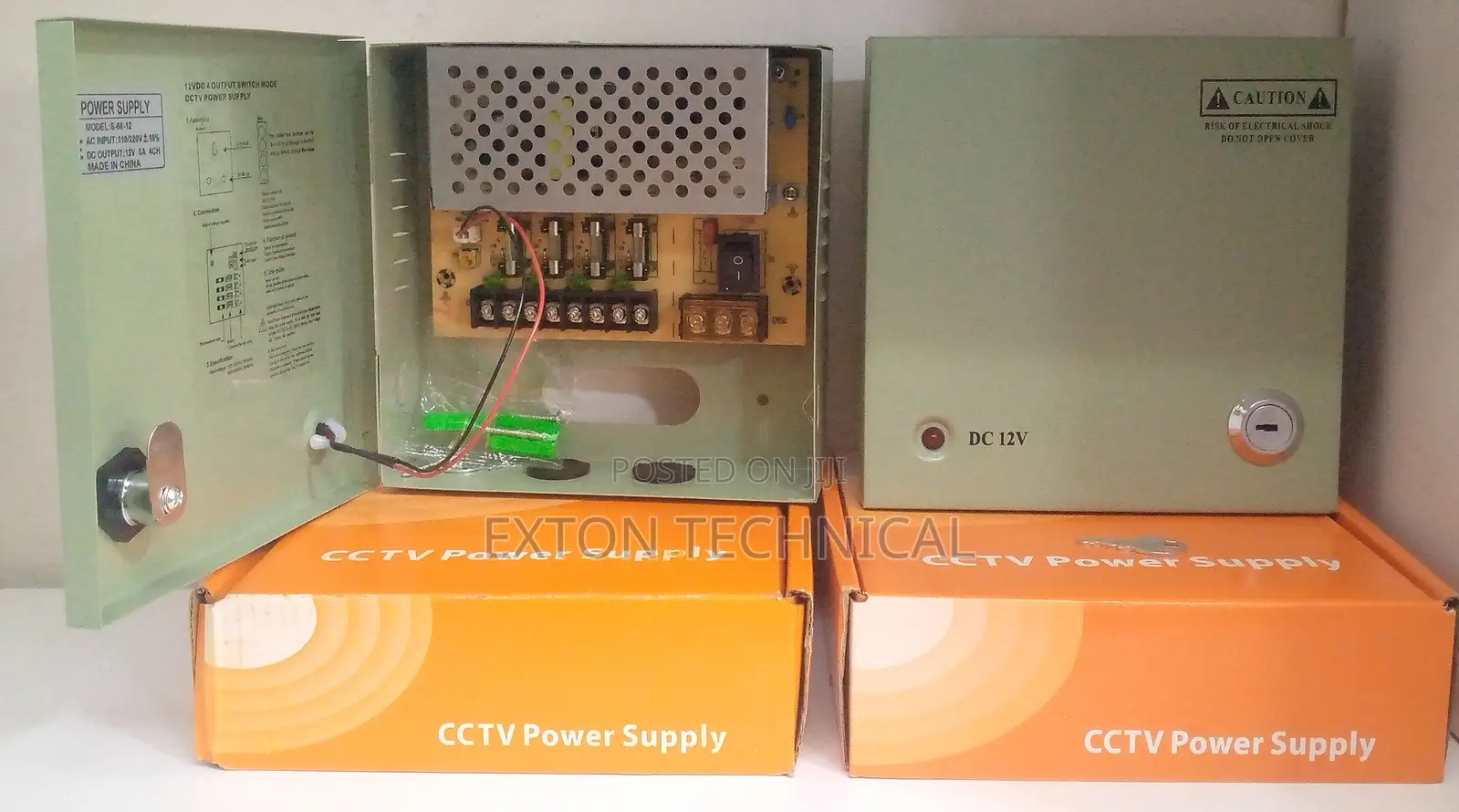 12v 5A Closed/ Fused CCTV Power Supply Unit