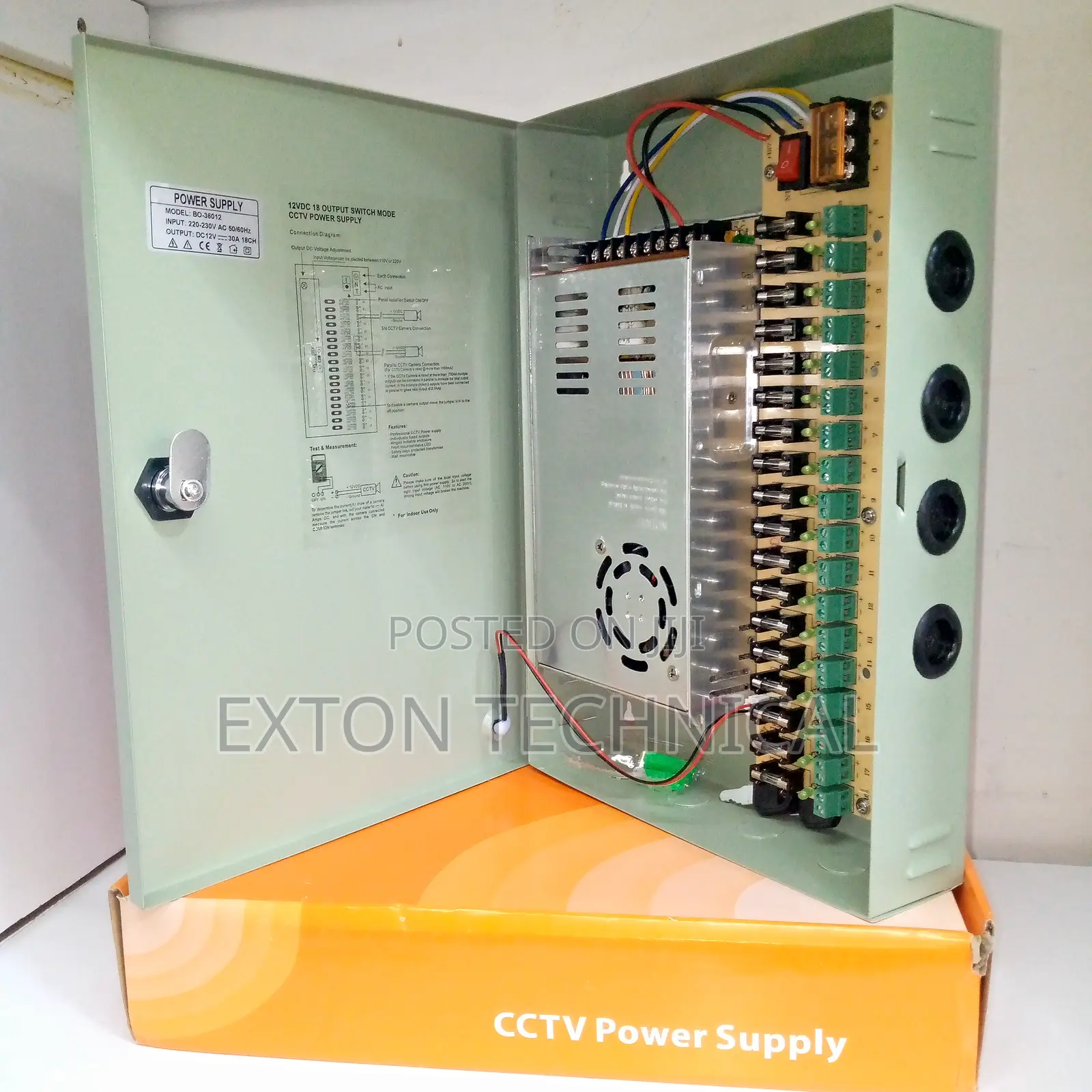 12v 30a CCTV Closed Switching Power Supply