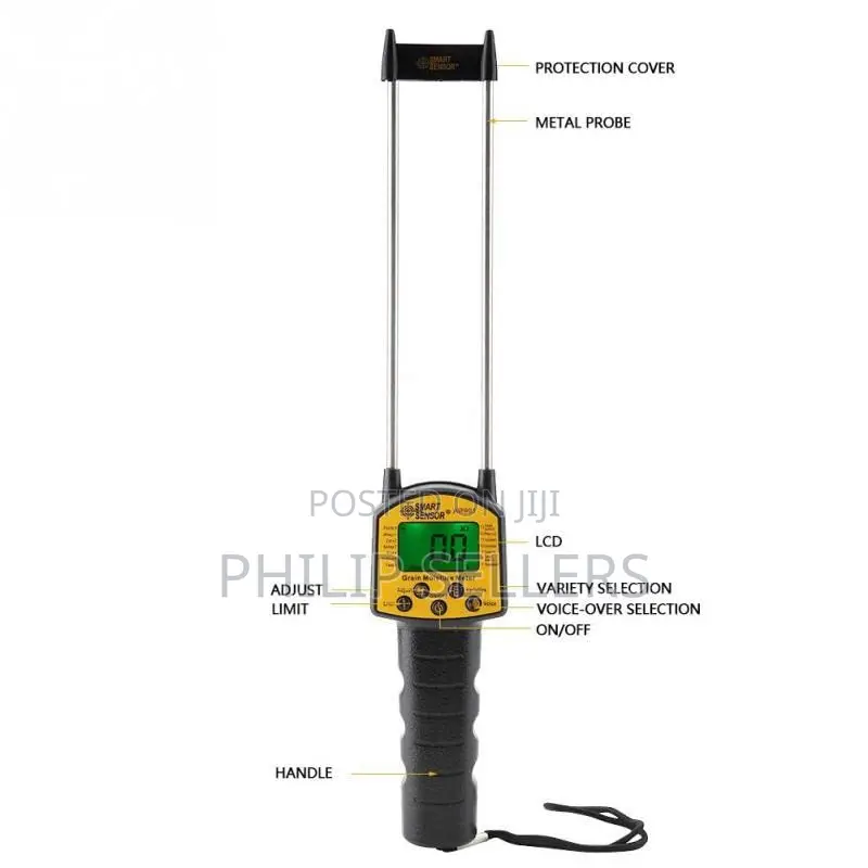 Grain Moisture Meter Smart Sensor AR991 Digital for 14 Varie