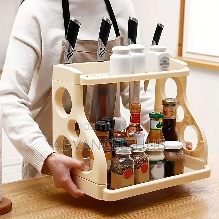 Double_layered Counter Top Spice /Storage Rack