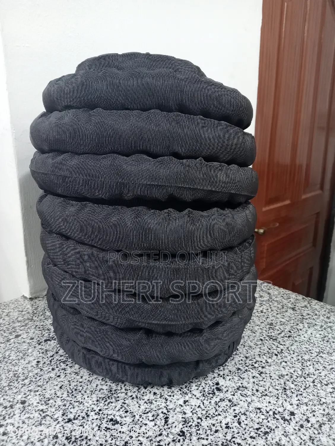 15m Battle Rope Core Workout Exercise Rope Protective Cover